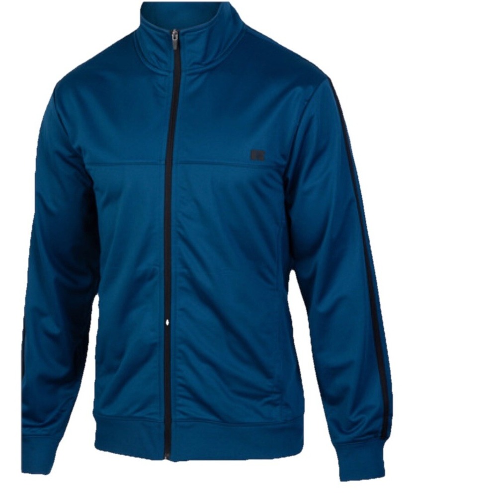 Russell Athletic‎ Men's Tricot Full-Zip Stripe Jacket Regular Sz M